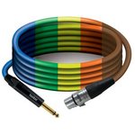 TK223PSF, Audio Cable, Mono, 6.35 mm Jack Plug - XLR 3-Pin Socket, 3m