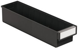 5015-4ESD, ESD Shelf Bins, 500x132x100mm, Polypropylene (PP), Black