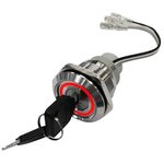 RND 210-00783, Anti-Vandal Keylock Switch with Red / Green LED 1CO 12 V 2-Pos ...