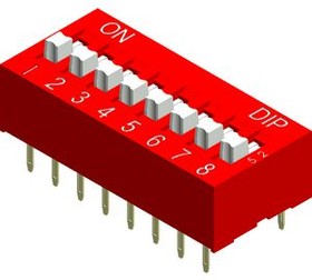 NDS-12V, DIP Switches / SIP Switches Dip switch Slide Type