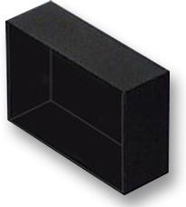 Phenoplast module enclosure, (L x W x H) 45 x 30 x 15 mm, black (RAL 9005), IP00, A8045150