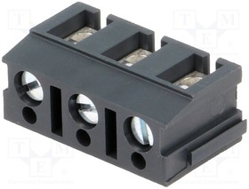 AK110/3DS-7,5-V-GRAU, Terminal Block 500V 3-Pole Grey