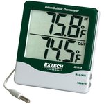 401014 LCD Digital Thermometer for Outdoor Temperature Measurement Use, +70°C Max, ±1 °C Accuracy
