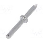 Plug pin 1.0 mm for PCBs, 10.8 mm long, tin-plated