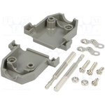 CCOV15-SCL-LG, Корпус для разъемов D-Sub, D-Sub HD 26pin,D-sub 15pin, прямой