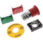 SSA-EBM-11L, Emergency Stop Switches / E-Stop Switches 22 mm Metal E-Stop Button ...