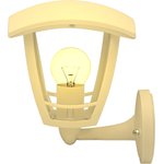 11-150 Garden and park lamp, wall up, "Delhi", E27x60W, 4-sided, plastic, white, p