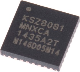 Фото 1/3 KSZ8081MNXCA-TR, Ethernet ICs 10/100 BASE-TX Physical Layer Transceiver