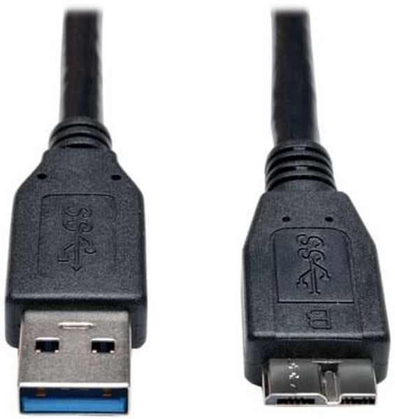 U326 001 BK USB Cables IEEE 1394 Cables 1FT BLK USB3 A MICRO B CBL Tripp Lite