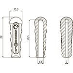 Насадка на рукоятку прямоугольного сечения Арт. B921-0
