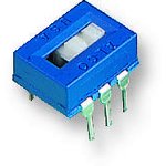 ASE2204, Slide Switches DPDT 2POS EXT TOP T/H SLIDE SWITCH