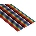 3302-25, 3302 Series Flat Ribbon Cable, 25-Way, 1.27mm Pitch, 30m Length
