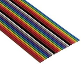 Фото 1/3 3302-25, 3302 Series Flat Ribbon Cable, 25-Way, 1.27mm Pitch, 30m Length