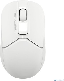 Фото 1/10 Мышь беспроводная A4TECH Fstyler FG12, радио, оптическая, USB, 1200dpi, белый [fg12 white]