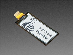 4262, Electronic Paper Displays - ePaper 2.9 Flexible 296x128 Monochrome eInk / ePaper Display - UC8151D Chipset