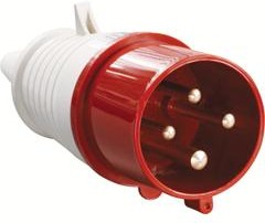 Photo 1/10 PSR02-032-4, Plug 32A 3P+PE 380V IP44 SI-024 IEC