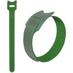 липучка 210х16 мм, зеленый (50шт), Хомут-липучка 210х16 мм, зелёный (50 шт.)