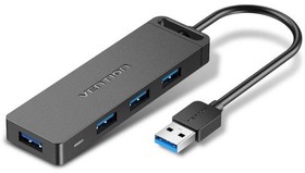 Фото 1/2 Vention CHLBB, Концентратор Vention OTG USB 3.0 на 4 порта Черный - 0.15м.