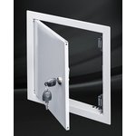 Ревизионная металлическая люк-дверца с замком 150x350 ДР1535МЗ