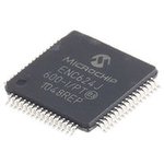 ENC624J600-I/PT, Ethernet Controller, 10Mbps MII, MIIM, Serial-SPI, 3.3 V ...