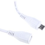 CPAL-MICRO-MF-003, USB 2.0 Cable, Male Micro USB B to Female Micro USB B USB ...