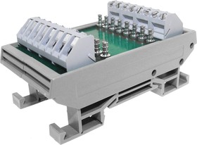 CIM/8W-COMP, 8-Contact Interface Module, Screw Terminal Connector, DIN Rail Mount, 1A