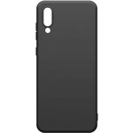 Чехол (клип-кейс) BORASCO для Samsung Galaxy A02, противоударный, черный [39906]
