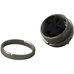 T 3507 100, Circular DIN Connectors 8P RECEPT PANEL MNT