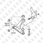 FQ0781L, Рычаг подвески MITSUBISHI Outlander 03-