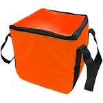 Изотермическая сумка холодильник оранжевая, 7 л 81438-ВИ