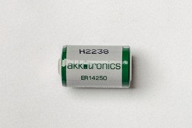 Фото 1/2 Литиевый элемент питания Akku Tronics ER14250 (85 ) - ВС
