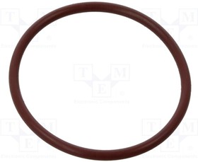 O-25X1.5-80-FPM-BR, Прокладка O-ring; FPM; D: 1,5мм; Oвнутр: 25мм; коричневый