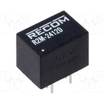 R2M-2412D/SMD, Isolated DC/DC Converters - SMD 2W 9-36Vin +/-12Vout +/-83mA