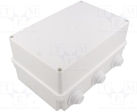 PK-11D WHITE, Enclosure: junction box; X: 150mm; Y: 235mm; Z: 115mm; wall mount