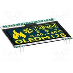 EAOLEDM128-6LGA, Дисплей OLED, графический, 128x64, зеленый
