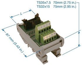 5704.2, DIN Rail Terminal Blocks Interface Module, DM14-A-S