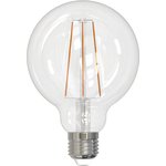LED-G95-10W/3000K/E27/CL PLS02WH Лампа светодиодная. Форма шар, прозрачная ...