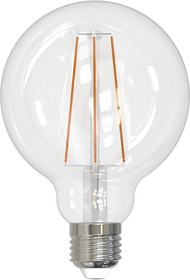 Фото 1/8 LED-G95-10W/4000K/E27/CL PLS02WH Лампа светодиодная. Форма шар, прозрачная. UL-00004863