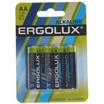 Батарейка AA LR6 1.5V блистер 4шт. (цена за 1шт.) Alkaline ERGOLUX