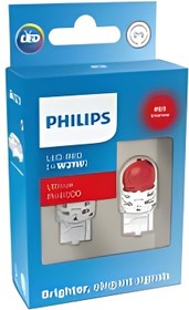Фото 1/2 11065RU60X2, Лампа автомобильная W21W LED (W3x16d) Ultinon Pro6000 (упаковка 2шт.) (Philips)