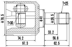 Z87722R, ШРУС