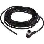 Sensor actuator cable, M12-cable socket, angled to open end, 4 pole, 5 m, PVC ...