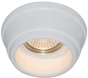 Фото 1/4 Arte Lamp Cratere Белый Светильник точечный встаиваемый 50W GU10(G5,3)