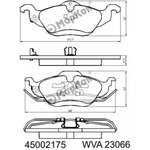 45002175, Колодки тормозные