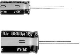 UVY1C221MED1TD, Aluminum Electrolytic Capacitors - Radial Leaded 220uF 16 Volts 20%