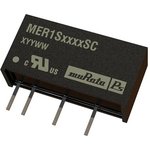 MER1S1515SC, Isolated DC/DC Converters - Through Hole DC/DC TH 1W 15-15V SIP Single