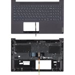 Клавиатура (топ-панель) для ноутбука Lenovo Yoga Slim 7-15ITL05 черная с черным ...