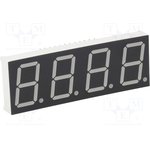 KW4-801CGB, Дисплей: LED, 7-сегментный, 20,4мм, 0,8", II.зн: 4, желто-зеленый