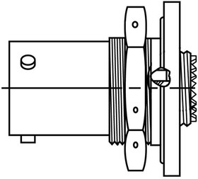 MS27468E23B53P, Circular MIL Spec Connector 53P Sz 23 Jam Nut Recpt Pin