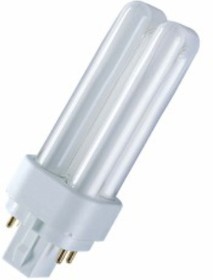 Фото 1/5 Лампа энергосберегающая КЛЛ 18Вт G24q-2 840 U образная DULUX D/E | 4050300017617 | Osram